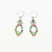 Peridot Mosaic Earrings by Firefly Jewelry