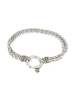 20th Anniversary - Spring Ring Double Strand Foxtail Bracelet by John Medeiros