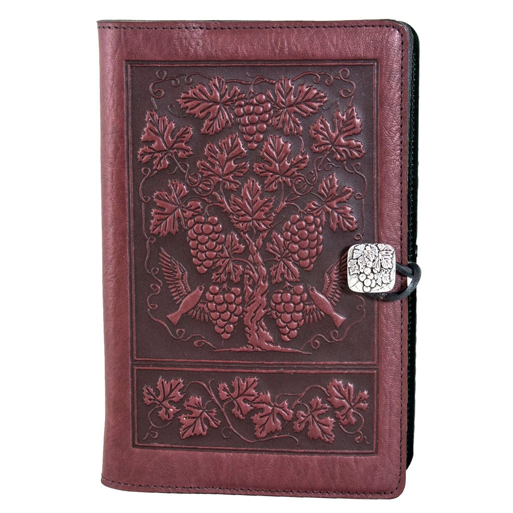 Large Leather Journal - Grapevine in Wine