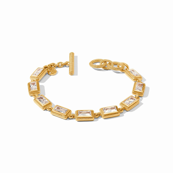 Baguette Tennis Bracelet in Cubic Zirconia by Julie Vos