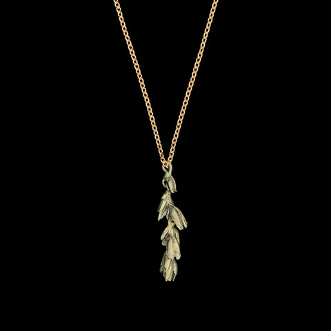 Wheat 16" Adjustble Pendant Necklace by Michael Michaud