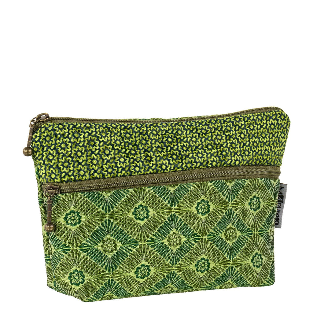 Maruca Cosmetic Bag in Mosaic Green