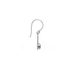 Sterling Silver Dangle Earrings with Garnet