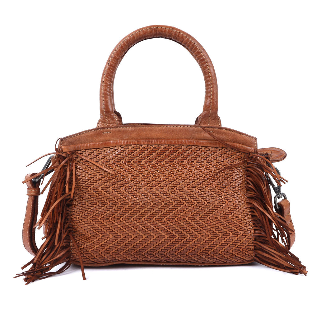 Grace Leather Crossbody in Cognac