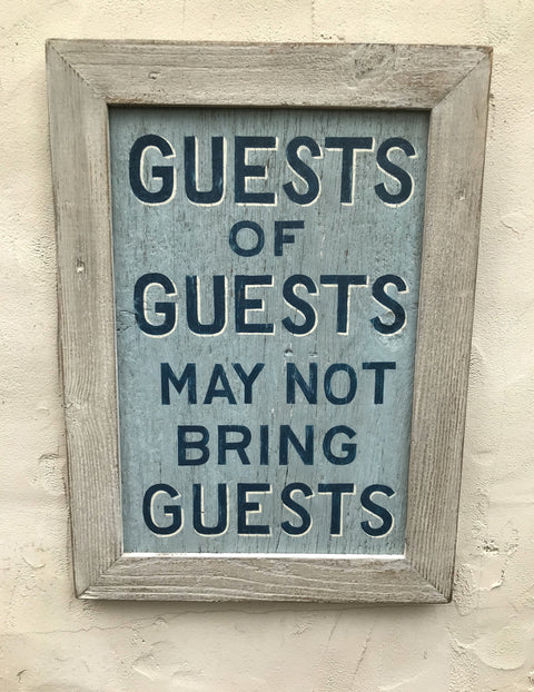 Guests of Guests Americana Art (E) - Sizes may vary
