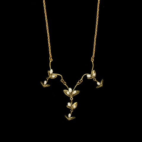 Spring Vine 16 Inch Adjustable Necklace by Michael Michaud