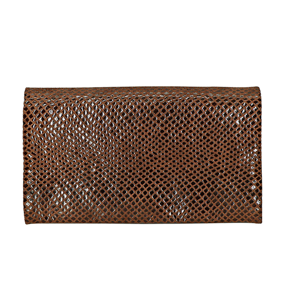 Gio Leather Wallet in Brown