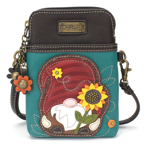 Gnome Cellphone Crossbody in Turquoise