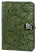 Large Leather Journal - Ginkgo in Fern
