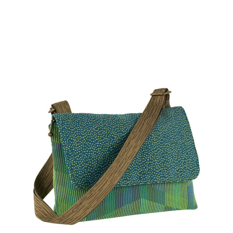 Maruca Joey Handbag in Chevron Green