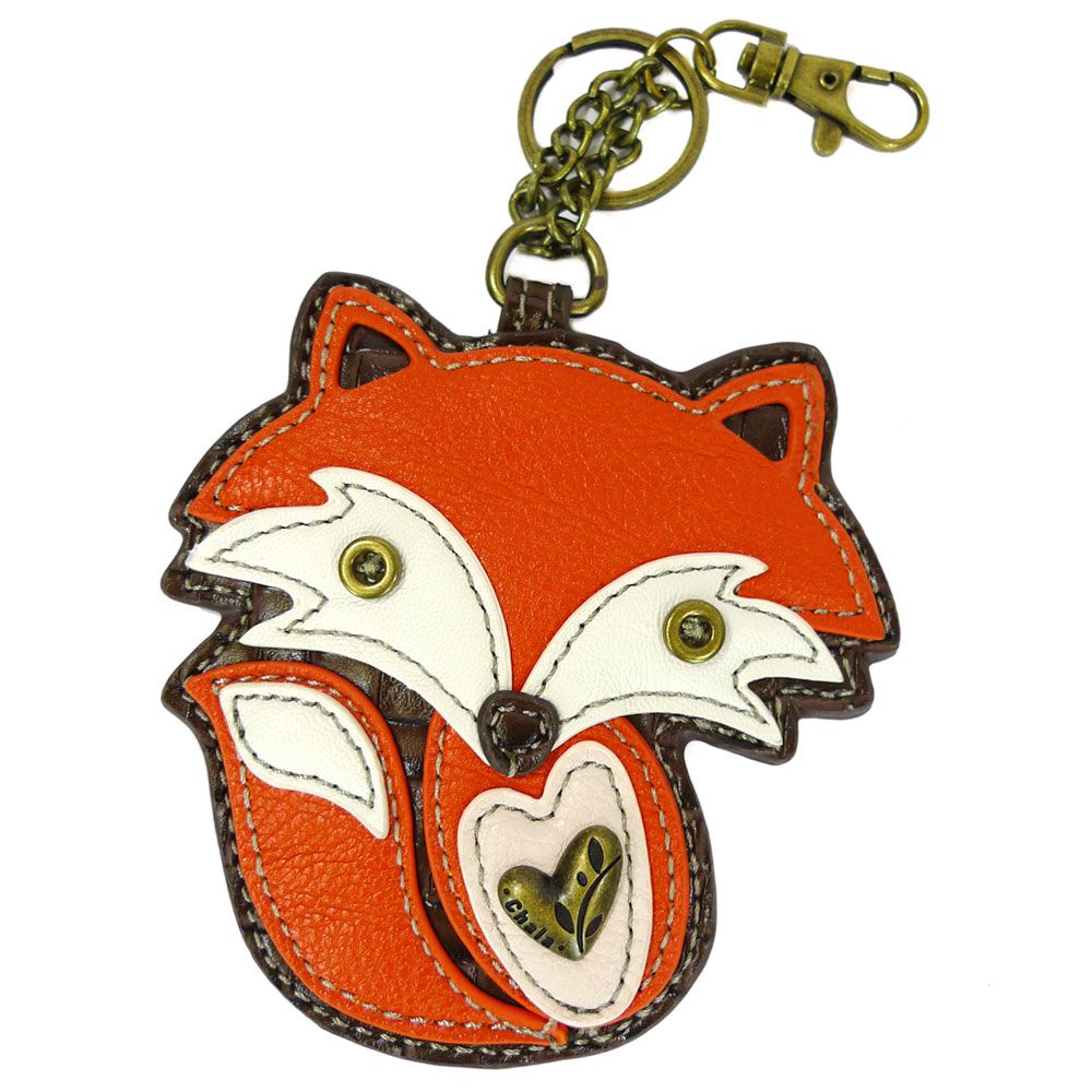 Fox Coin Purse and Key Chain by Chala