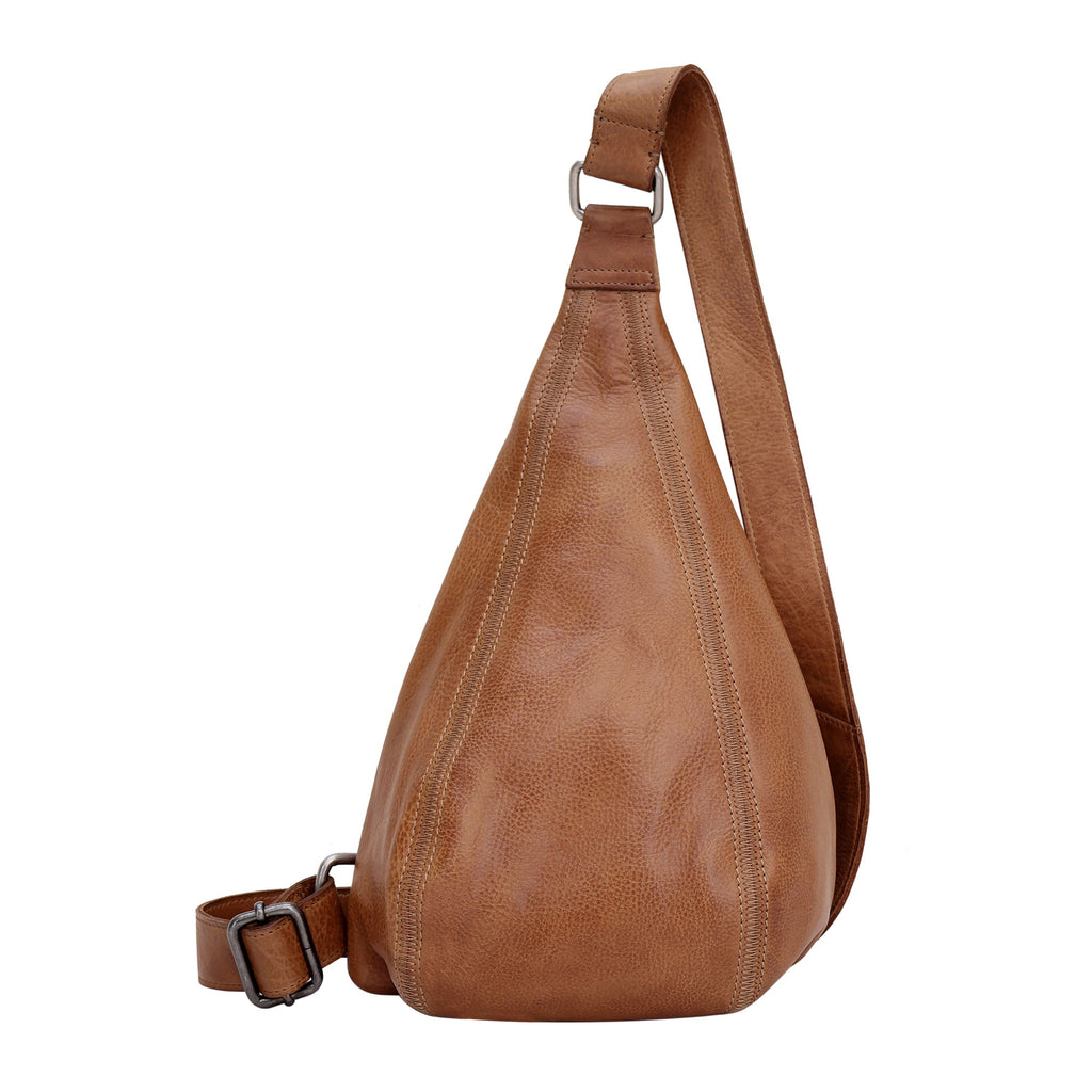 Hippie Leather Sling in Cognac