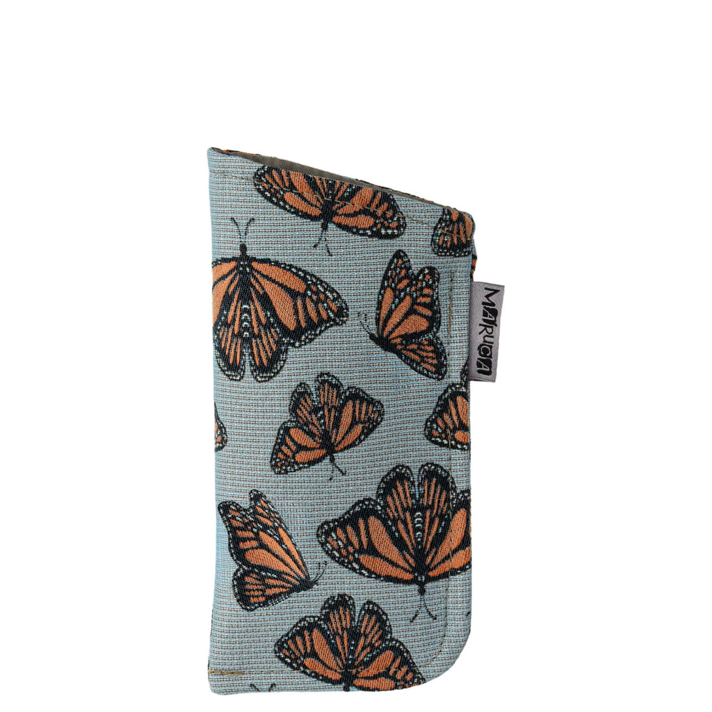 Maruca Eye Glass Case in Monarch Sky
