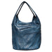 Kiki Leather Shoulder Bag in Demin