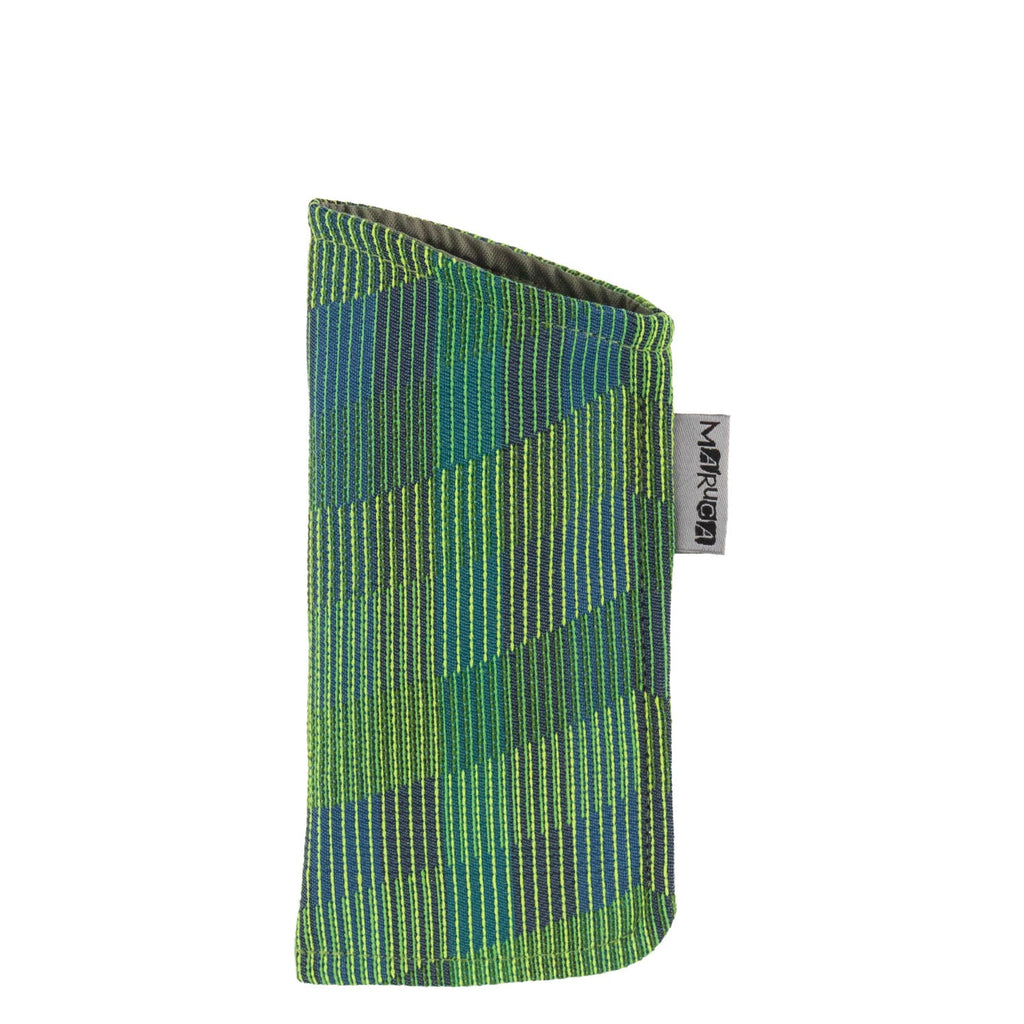 Maruca Eye Glass Case in Chevron Green