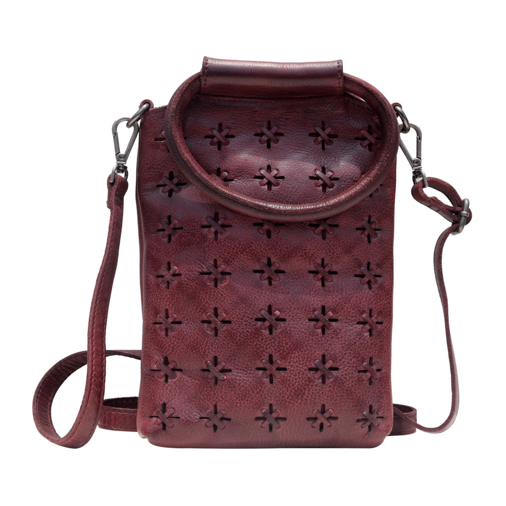 Cooper Leather Crossbody in Oxblood