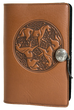 Large Leather Journal - Celtic Horses in Saddle