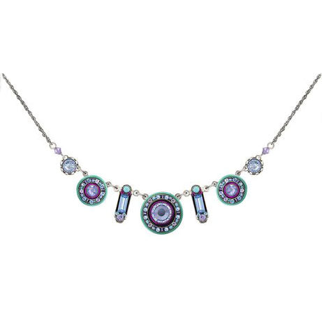 Lavender La Dolce Vita Mix Necklace by Firefly Jewelry