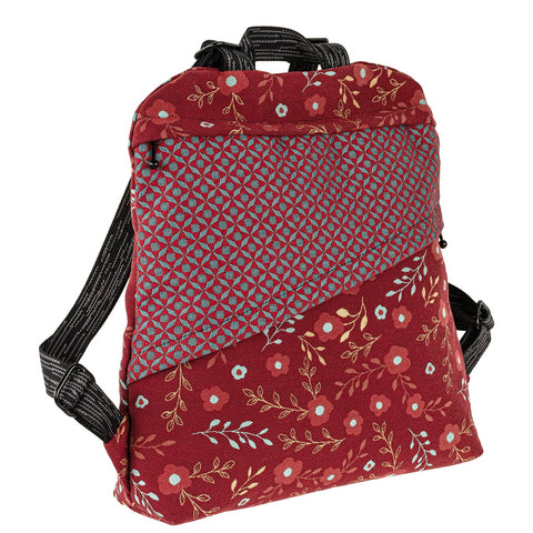 Maruca Backpack in Floral Red