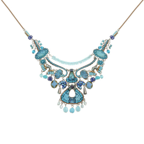 Daylight Blue Bayou Blue Beaded Necklace by Ayala Bar