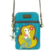 Mermaid Cellphone Crossbody in Blue