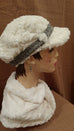 Pearl Luxury Faux Fur Valerie Hat with Buckle Band