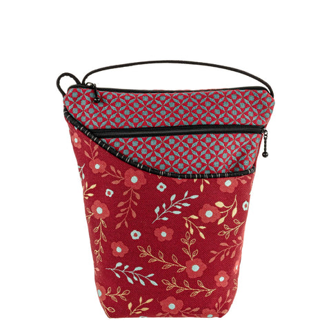 Maruca City Girl Handbag in Floral Red