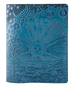 Leather Composition Notebook - Roof Of Heaven in Sky Blue