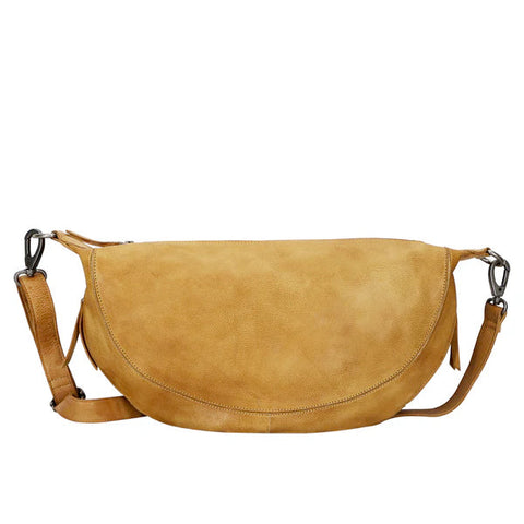 Callie Leather Sling and Crossbody in Camel