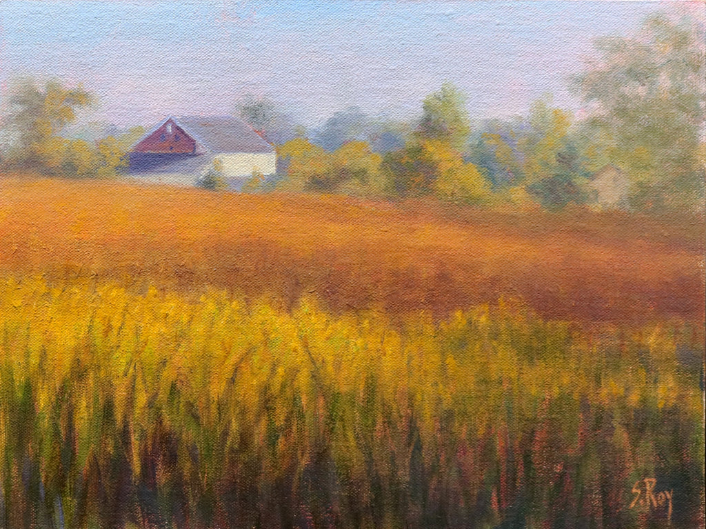 September, Trostle Barn, Gettysburg by Simonne Roy