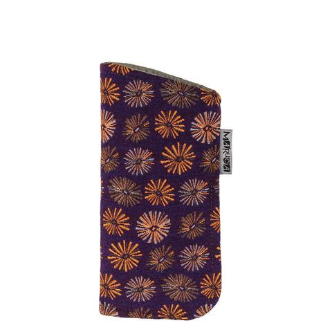 Maruca Eye Glass Case in Starburst Purple