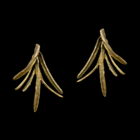 Petite Herb - Rosemary Post Earrings by Michael Michaud
