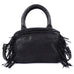 Grace Leather Crossbody in Black