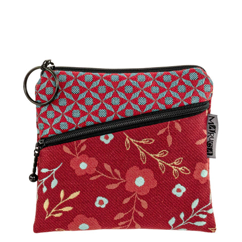 Maruca Roo Pouch in Floral Red