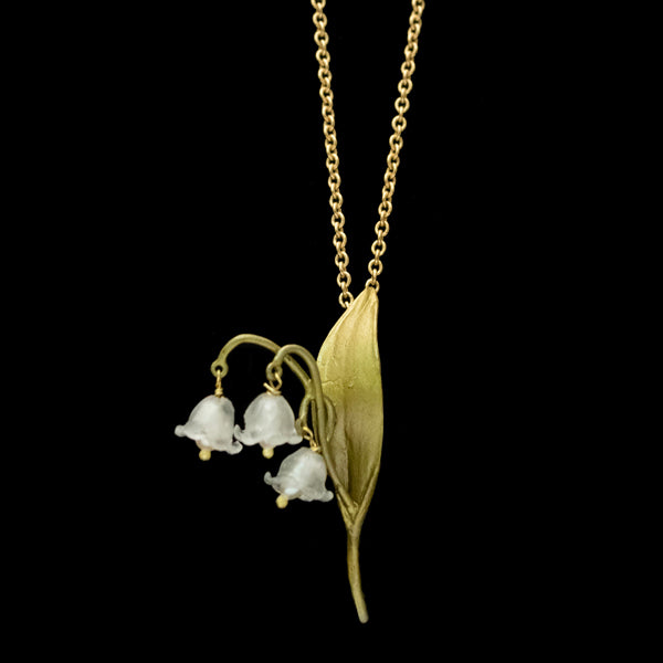 Lily of the Valley 16 inch Adjustable Pendant Necklace by Michael Michaud