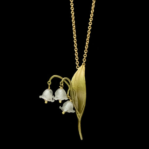 Lily of the Valley 16 inch Adjustable Pendant Necklace by Michael Michaud
