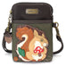 Squirrel A Cellphone Crossbody in Olive by Chala