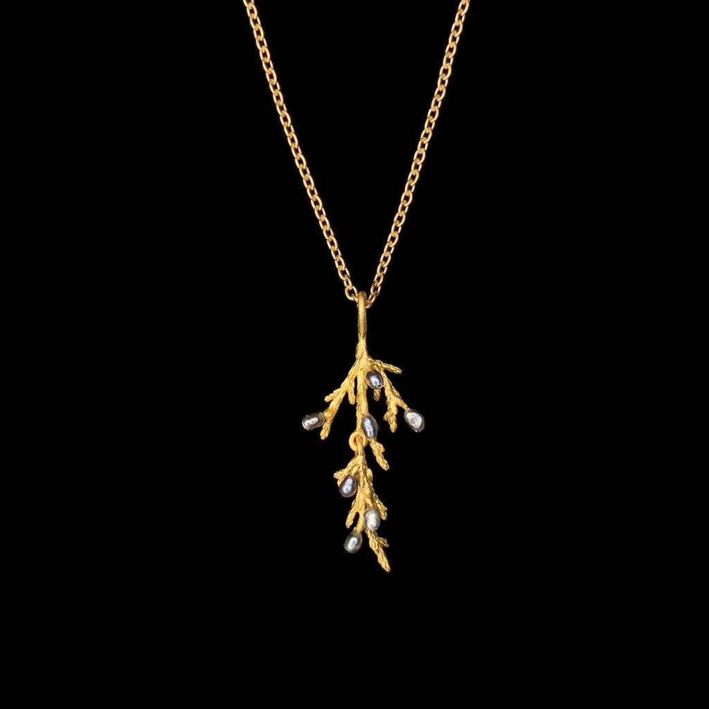 Juniper 16 Inch Adjustable Dainty Pendant Necklace by Michael Michaud