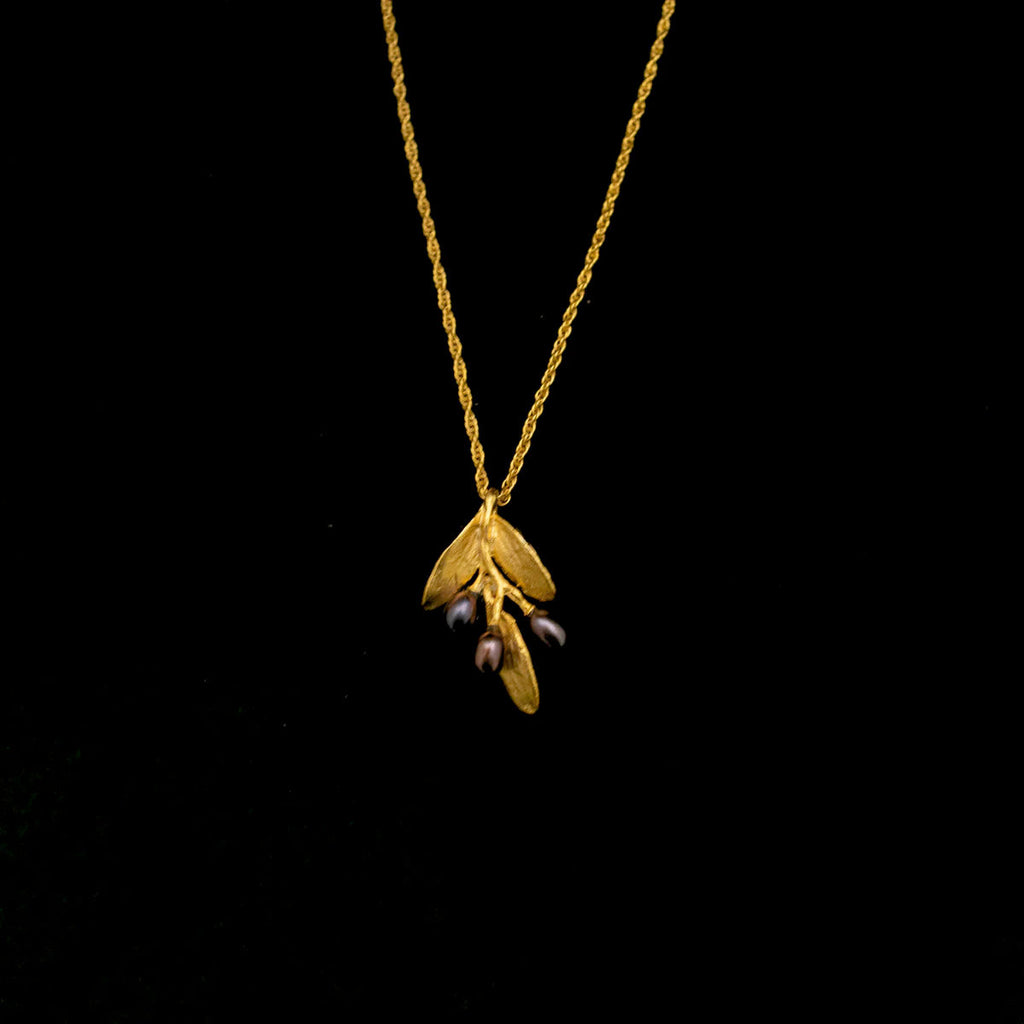 Olive 16 Inch Adjustable Pendant Necklace by Michael Michaud