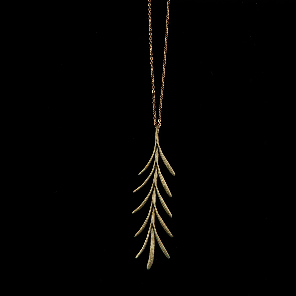 Rosemary Dangle 16 Inch Adjustable Pendant Necklace by Michael Michaud