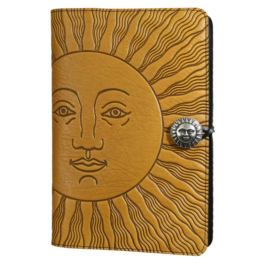 Small Leather Journal - Sun in Marigold