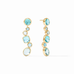 Kaleidoscope Earring Jacket in Bahamian Blue by Julie Vos