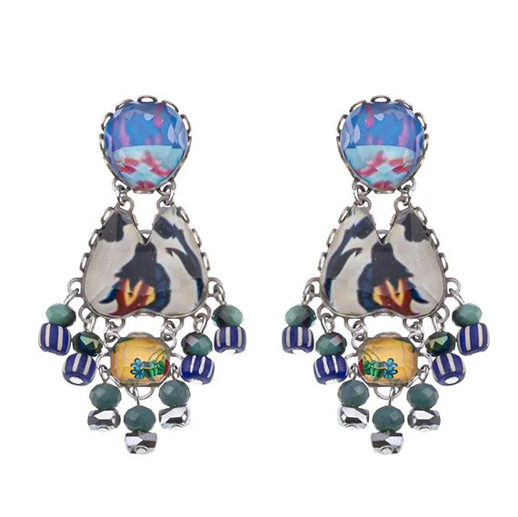 Marshmallow Candy Twist Earrings by Ayala Bar
