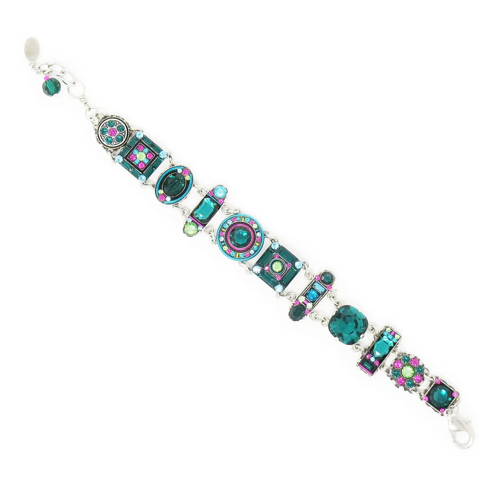 Emerald La Dolce Vita Crystal Bracelet by Firefly Jewelry