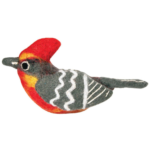 Vermillion Flycatcher Wool Ornament