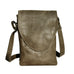 Pippa Leather Crossbody in Moss