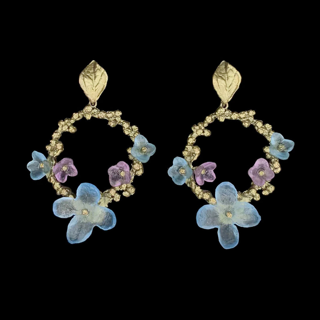 Spring Cape Oval Post Earrings by Michael Michaud