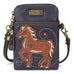 Horse B Cellphone Crossbody in Navy by Chala