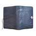 Large Leather Journal - Hokusai Wave in Navy