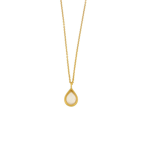 Tear Drop Bubbles 16 Inch Adjustable Dainty Pendant Necklace by Michael Michaud